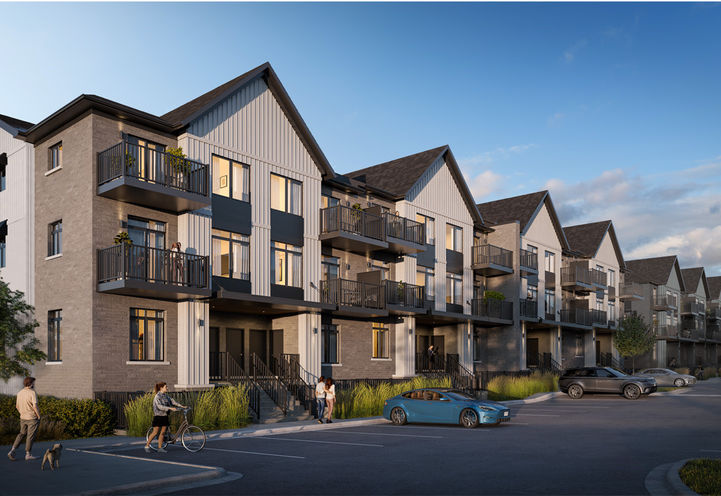 Northside Towns Exterior View of Block A Units