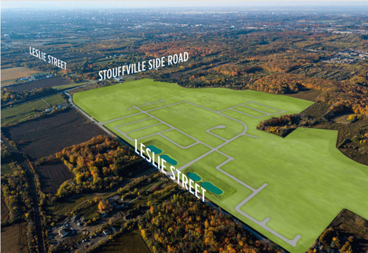 OakRidge Meadows Aerial Satellite View of Site Location