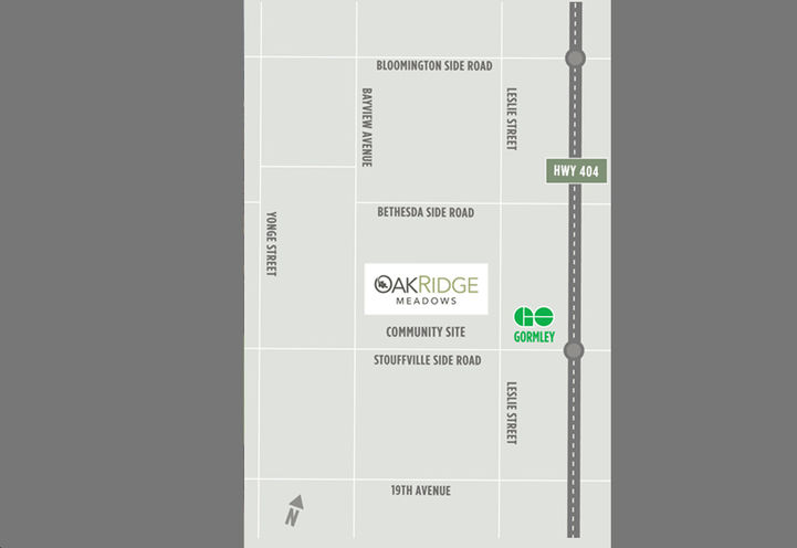 OakRidge Meadows Location and Proximity to Commuting Options