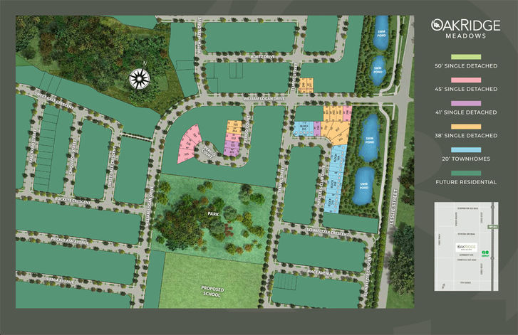OakRidge Meadows Site Plan