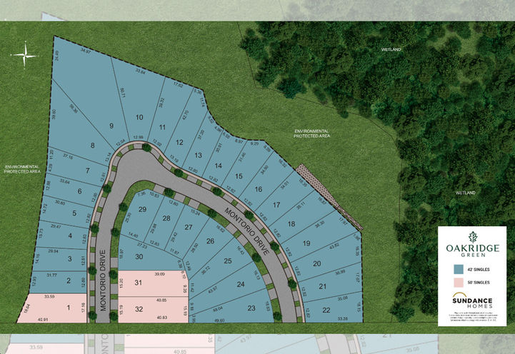Oakridge Green Homes Site Plan