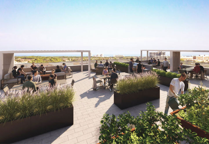 Rooftop Amenity Space at Oakvillage Condo 2