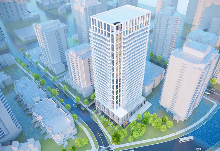 Olive Residences Aerial View of Tower