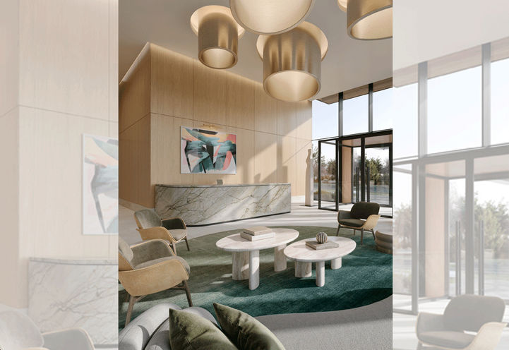 Olive Residences Lobby Interior