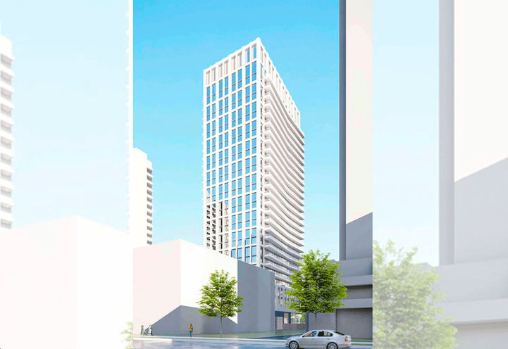 Olive Residences View of Exterior - Early Rendering