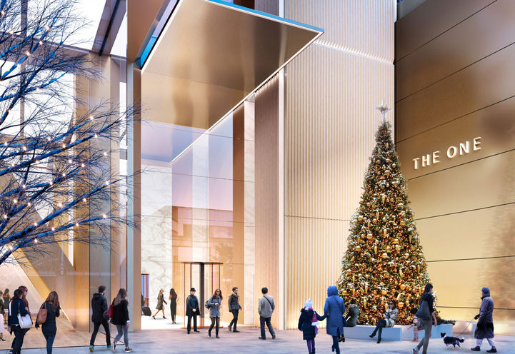 The One Condos Entrance