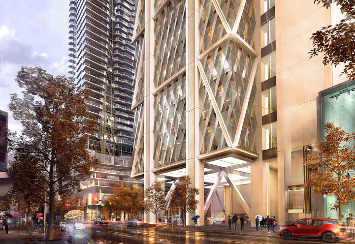 The One Condos Entrance