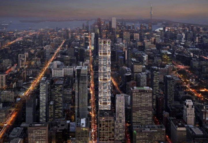 The One Condos Night Rendering