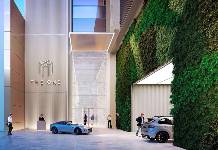 The One Condos Valet Parking at 1 Bloor West