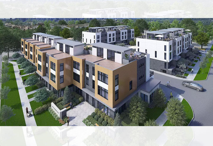 One Place Gardens Towns Aerial View of Community