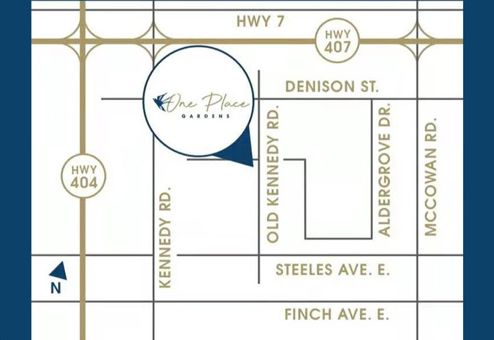 One Place Gardens Towns Map Location