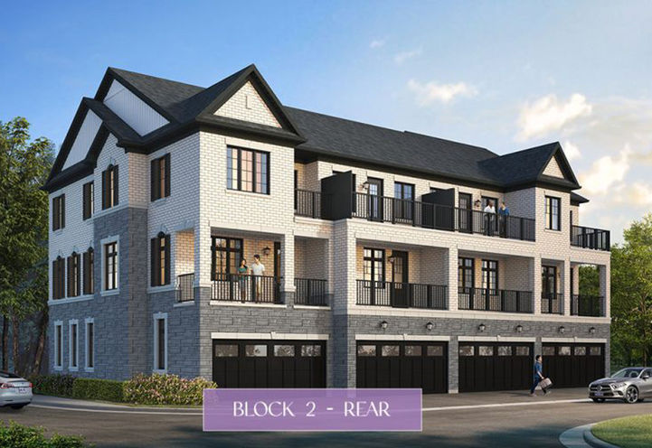 Orchid Square Towns - Exterior Rear View of Units in Block 2