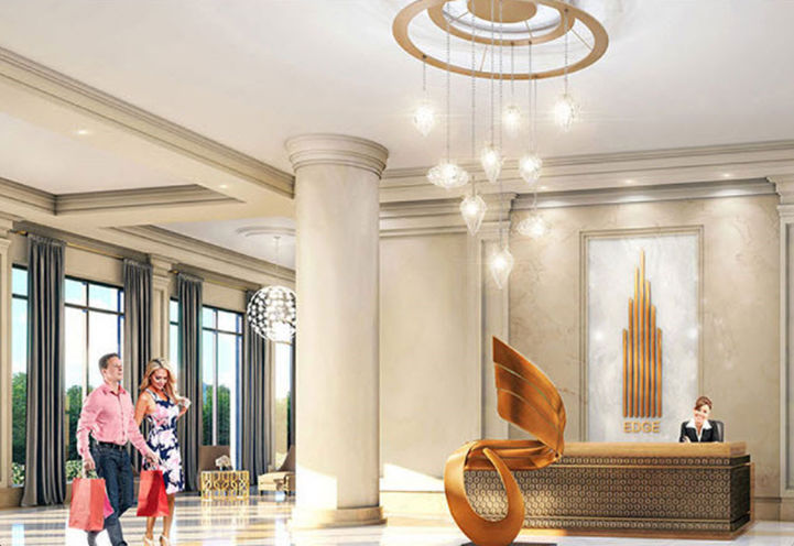 Lobby with Concierge Services at Oro at Edge Towers