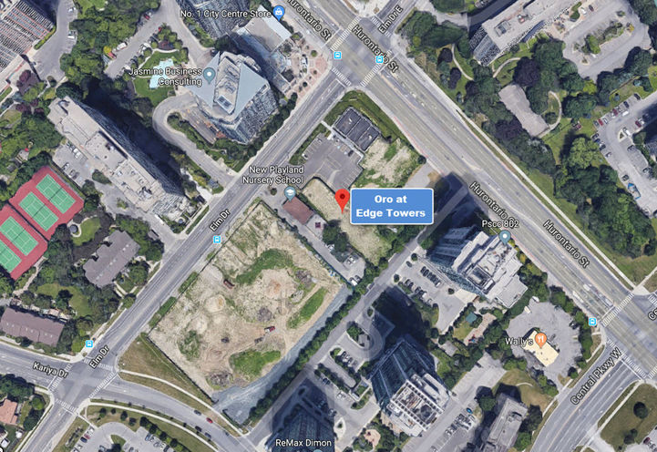 Planned Location of Upcoming Oro at Edge Towers
