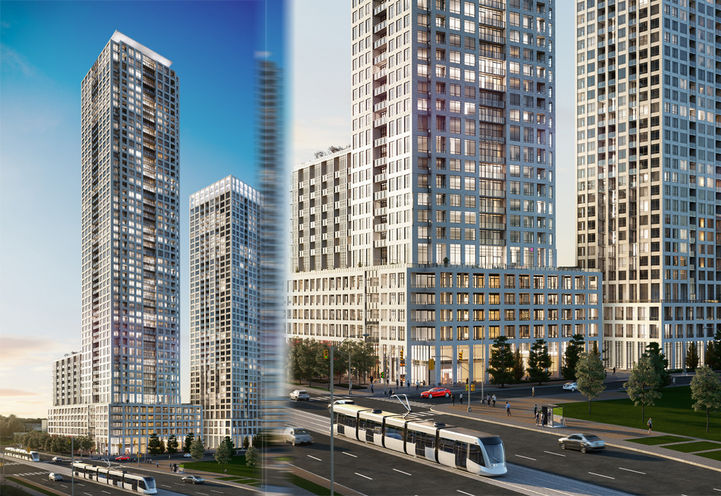 Podium and Tower View of ORO at Edge Towers