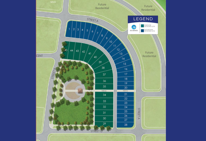 Panorama Homes Milton- Aerial Site Plan