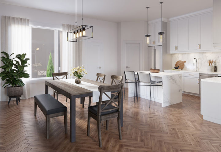 Panorama Homes Milton Mountain View Collection Dinging Area