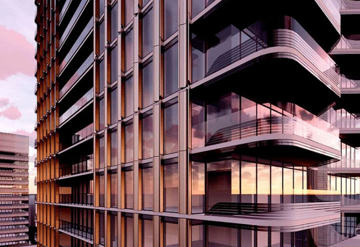 Park Place Condos Close Up of Exterior