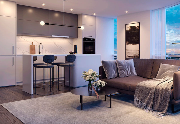 Park Place Condos Living Interior