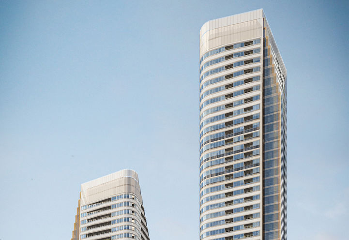 Park Place Condos in Vaughan Close Up of Upper Level Exteriors