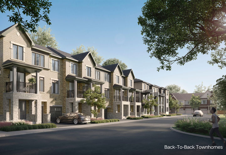 Park and Main Towns - Streetscape View of Exteriors