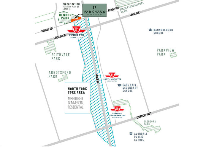 ParkHaus Urban Towns Neighbourhood Amenities Map