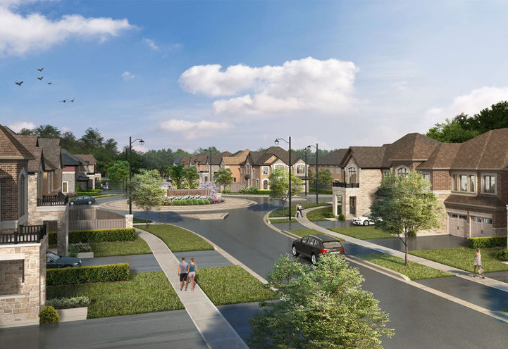 Parkside Heights Streetscape View of Community