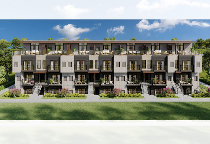 Parkside39 Towns Exterior View of Units