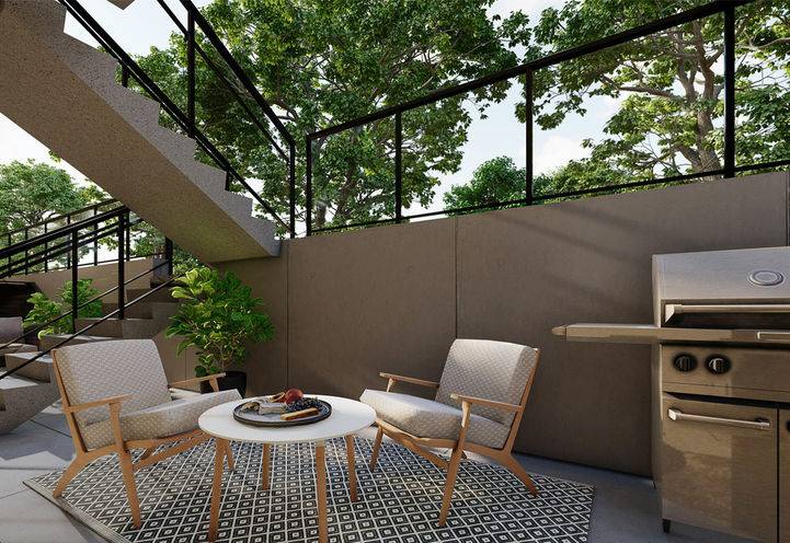 Parkside39 Towns Private Patio