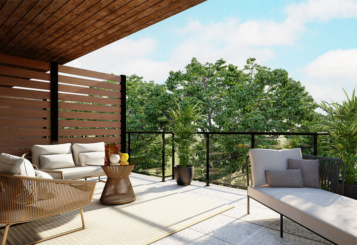 Parkside39 Towns Private Terrace