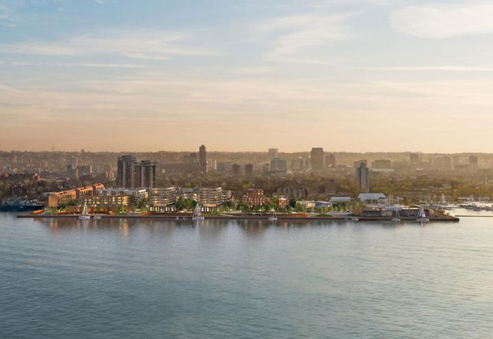 Lakeside View of Pier 8 Condos