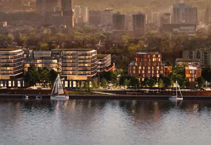 Panorama View of Pier 8 Condos