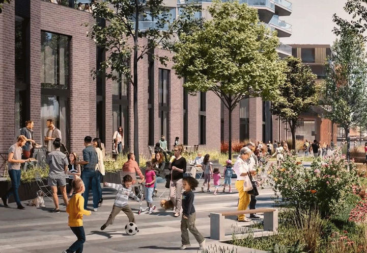 Park Area at Pier 8 Condos