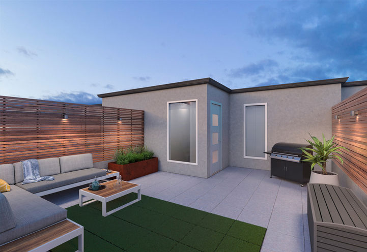 Pioneer Park Towns Rooftop Terrace