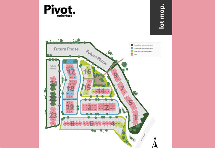 Pivot Towns Edmonton Aerial View of Site Plan