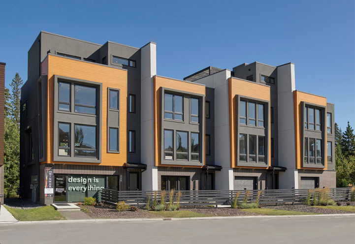 Pivot Towns Edmonton Exterior View of Units