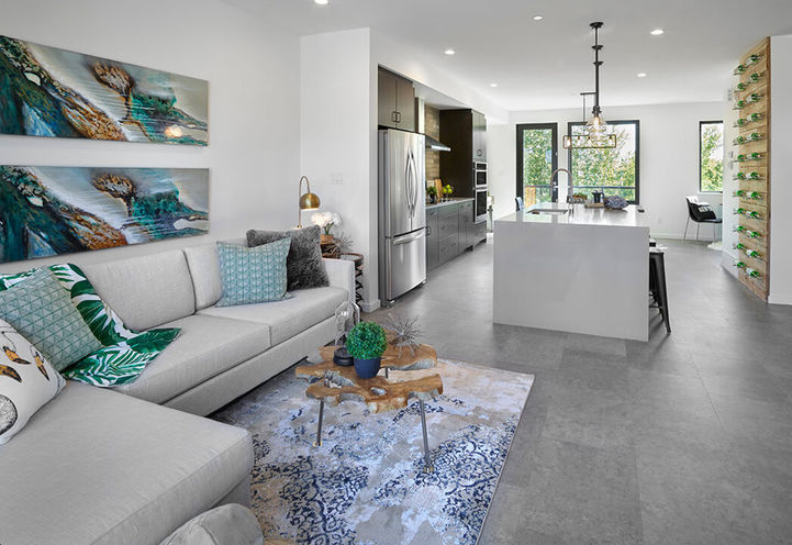 Pivot Towns Edmonton Open Concept Interior Living Space