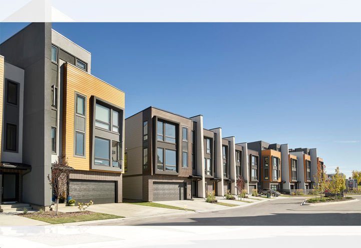 Pivot Towns Edmonton Street View of Units