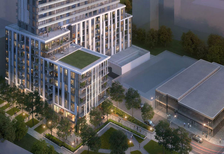 Plaza On Yonge Condos Aerial View