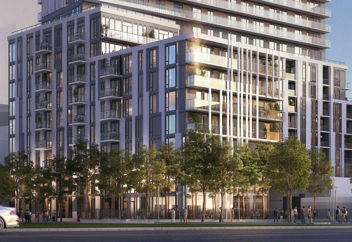 Plaza On Yonge Condos Street Level View of Podium