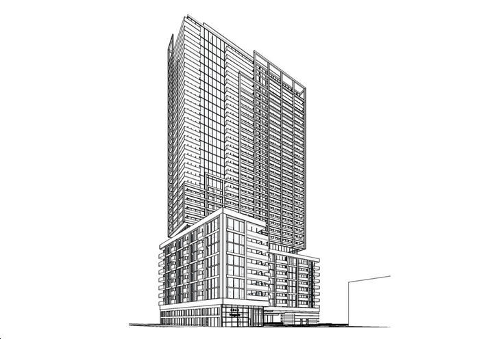 Plaza on Yonge Condos Early Artist Concept Drawing of Condo Tower