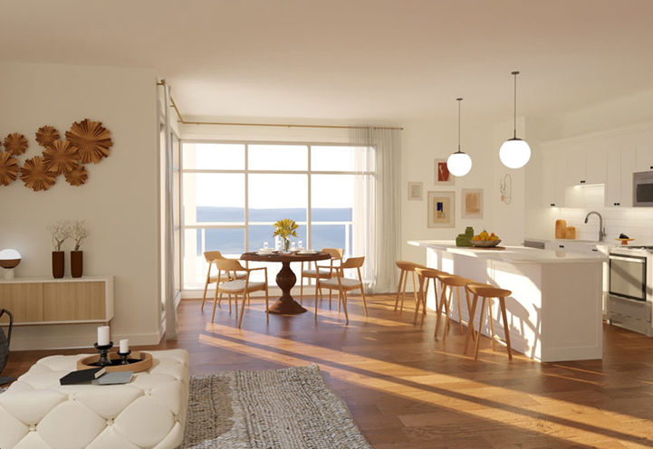 Port Picton Condos Kitchen and Dining Area