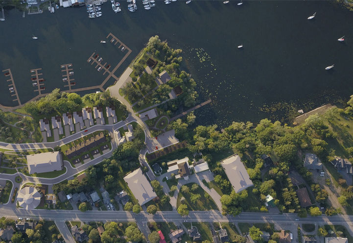 Port Picton Location Aerial View
