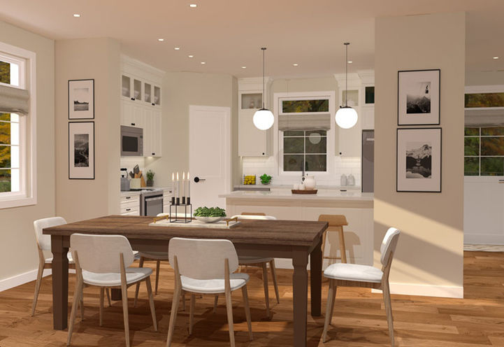 Port Picton Townhouses Kitchen and Dining Area