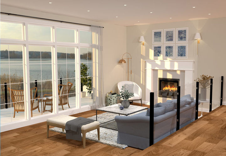 Port Picton Townhouses Living Area