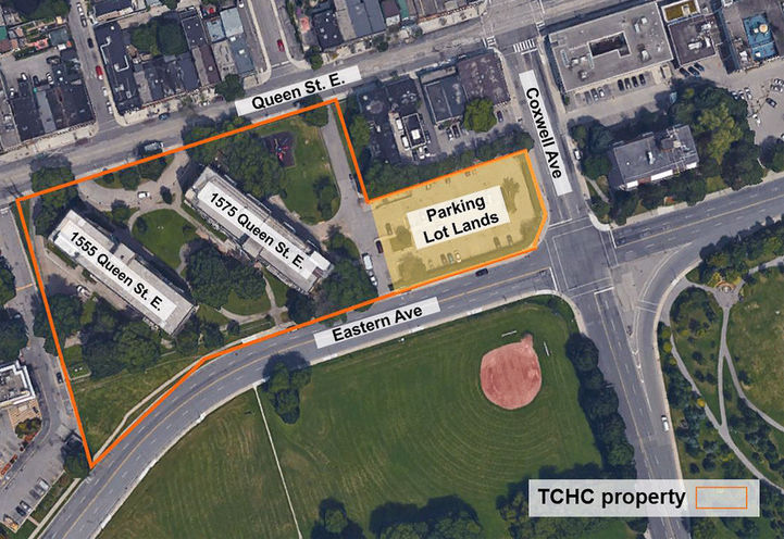 QA Condos Aerial View of Future Location