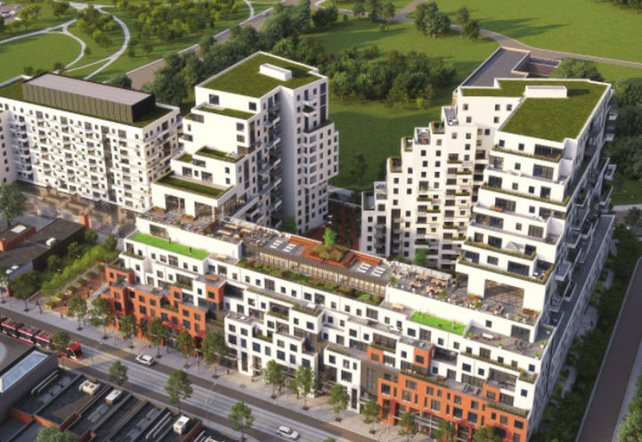 QA Condos, Building Exterior View