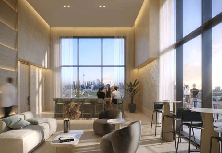 QA Condos, Party Room with Terrace and Dining