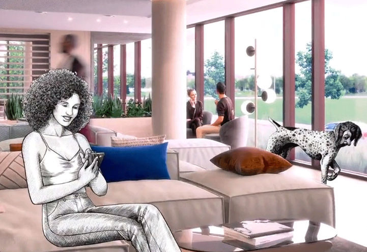 QA Condos Resident Lounge