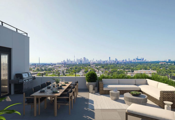 QA Condos, Terrace View facing West